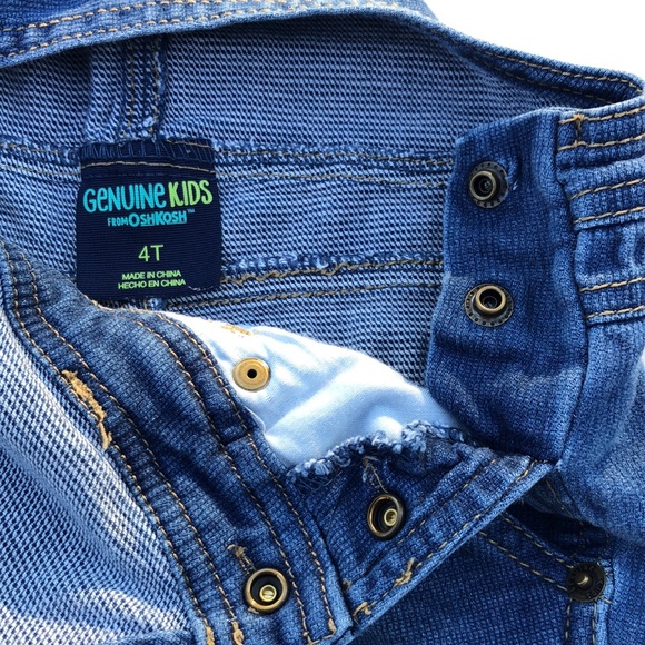 OshKosh Toddler Boys Farmer Jeans/Overalls - Picture 3 of 10